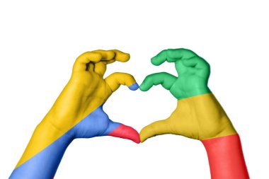 Kolombiya Kongo Kalp Cumhuriyeti, El hareketi kalp yapma, Kırpma Yolu