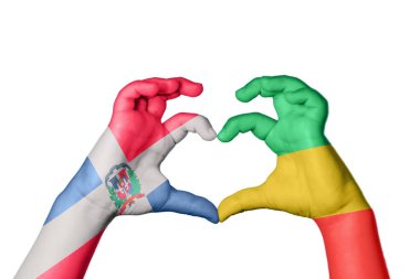 Dominik Cumhuriyeti Kongo Kalp Cumhuriyeti, El hareketi kalp yapma, Kırpma Yolu