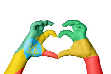 Etiyopya Kongo Cumhuriyeti, El hareketi kalp yapma, Kırpma Yolu