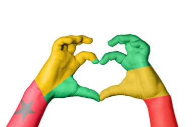 Gine Bissau Kongo Cumhuriyeti, El hareketi kalp yapma, Kırpma Yolu