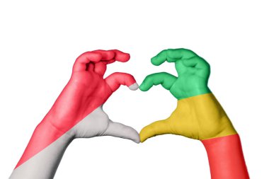 Endonezya Kongo Cumhuriyeti, El hareketi kalp yapma, Kırpma Yolu