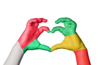 Madagaskar Kongo Kalp Cumhuriyeti, El hareketi kalp yapma, Kırpma Yolu