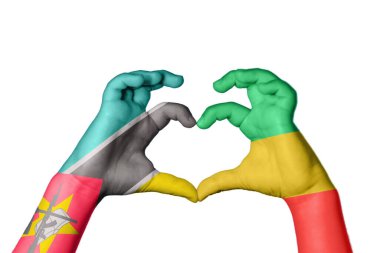 Mozambik Kongo Cumhuriyeti, El hareketi kalp yapma, Kırpma Yolu