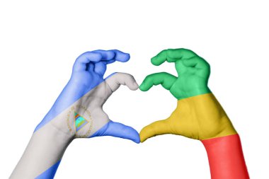 Nikaragua Kongo Cumhuriyeti, El hareketi kalp yapma, Kırpma Yolu