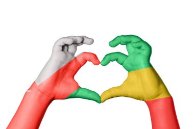 Umman Kongo Cumhuriyeti, El hareketi kalp yapma, Kırpma Yolu