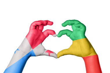 Panama Kongo Kalp Cumhuriyeti, El hareketi kalp yapma, Kırpma Yolu