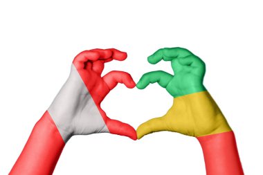 Peru Kongo Cumhuriyeti, El hareketi, kalp yapma, Kırpma Yolu