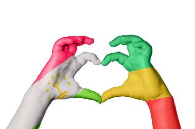 Tacikistan Kongo Cumhuriyeti, El hareketi kalp yapma, Kırpma Yolu