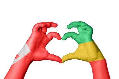 Tonga Kongo Kalp Cumhuriyeti, El hareketi kalp yapmak, Kırpma Yolu