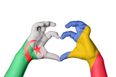 Cezayir Romanya Kalbi, El hareketi, kalp yapma, Kırpma Yolu