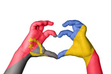 Angola Romanya Kalbi, El hareketi, kalp yapma, Kırpma Yolu