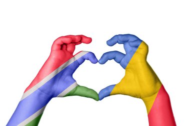 Gambiya Romanya Kalbi, El hareketi, kalp yapma, Kırpma Yolu