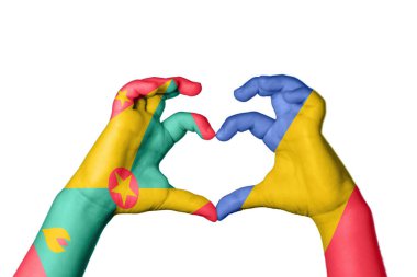 Grenada Romanya Kalbi, El hareketi, kalp yapma, Kırpma Yolu