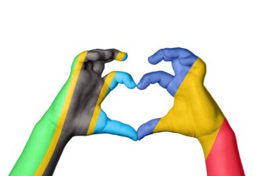 Tanzanya Romanya Kalbi, El hareketi, kalp yapma, Kırpma Yolu