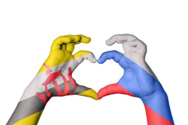 Brunei Rusya Kalbi, El hareketi kalp yapmak, Kırpma Yolu