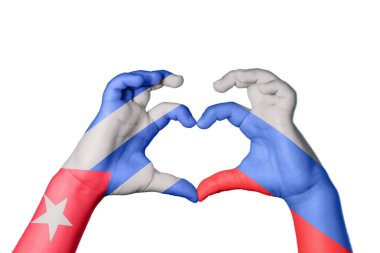 Küba Rusya Kalbi, El hareketi kalp yapma, Kırpma Yolu