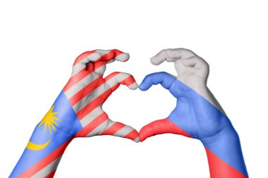 Malezya Rusya Kalbi, El hareketi kalp yapma, Kırpma Yolu