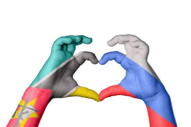 Mozambik Rusya Kalbi, El hareketi kalp yapma, Kırpma Yolu