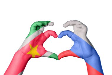 Rusya 'nın Kalbi, El hareketi, kalp yapma, Kırpma Yolu