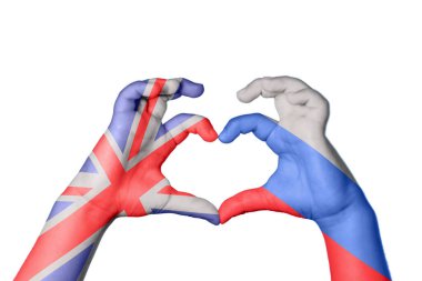 Birleşik Krallık Rusya Kalbi, El hareketi kalp yapma, Kırpma Yolu