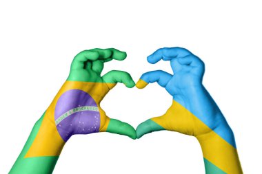 Brezilya Ruanda Kalbi, El hareketi kalp yapma, Kırpma Yolu