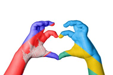 Kamboçya Ruanda Kalbi, El hareketi kalp yapma, Kırpma Yolu