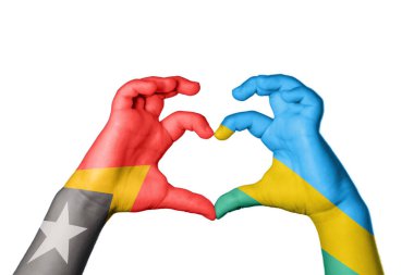 Doğu Timor Ruanda Kalbi, El hareketi kalp yapma, Kırpma Yolu