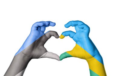 Estonya Ruanda Kalbi, El hareketi kalp yapma, Kırpma Yolu