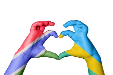 Gambiya Ruanda Kalbi, El hareketi kalp yapma, Kırpma Yolu