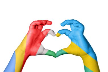 Seyşeller Ruanda Kalbi, El hareketi kalp yapma, Kırpma Yolu