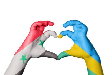 Suriye Ruanda Kalbi, El hareketi kalp yapma, Kırpma Yolu