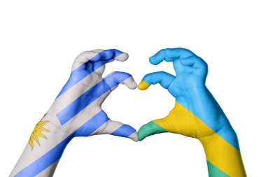 Uruguay Ruanda Kalbi, El hareketi kalp yapma, Kırpma Yolu