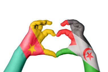 Kamerun Sahra Arap Demokratik Cumhuriyeti Kalbi, El hareketi kalp yapma, Kırpma Yolu