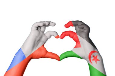 Şili Sahra Arap Demokratik Cumhuriyeti Kalbi, El hareketi kalp yapma, Kırpma Yolu