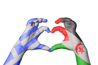 Yunanistan Sahra Arap Demokratik Cumhuriyeti Kalbi, El hareketi, kalp yapma, Kırpma Yolu