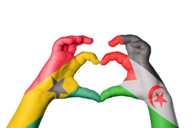 Gana Sahrawi Arap Demokratik Cumhuriyeti Kalbi, El hareketi kalp yapma, Kırpma Yolu