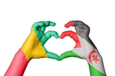 Gine Sahrası Arap Demokratik Cumhuriyeti Kalbi, El hareketi kalp yapma, Kırpma Yolu