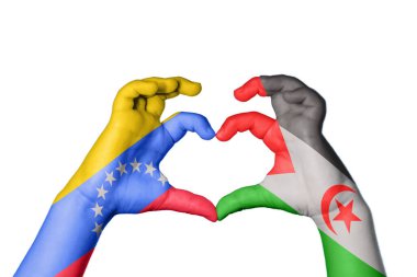Venezuela Sahrası Arap Demokratik Cumhuriyeti Kalbi, El hareketi kalp yapma, Kırpma Yolu