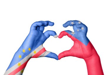 Cape Verde Samoa Kalbi, El hareketi kalp yapmak, Kırpma Yolu