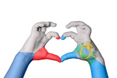 Çek Cumhuriyeti San Marino Kalbi, El hareketi kalp yapma, Kırpma Yolu