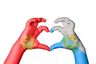 Karadağ San Marino Kalbi, El hareketi, kalp yapma, Kırpma Yolu