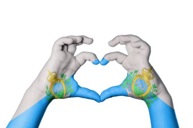 San Marino San Marino Kalbi, El hareketi kalp yapma, Kırpma Yolu