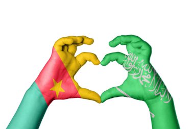 Kamerun Suudi Arabistan Kalbi, El hareketi kalp yapma, Kırpma Yolu