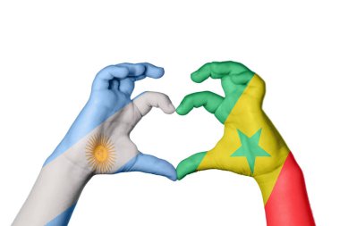 Arjantin Senegal Kalbi, El hareketi kalp yapma, Kırpma Yolu