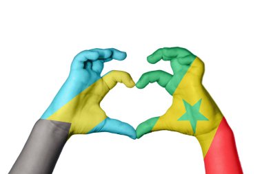 Bahamalar Senegal Kalp, El hareketi kalp yapma, Kırpma Yolu