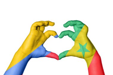 Kolombiya Senegal Kalbi, El hareketi kalp yapma, Kırpma Yolu