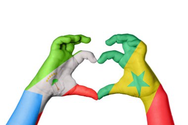 Ekvator Ginesi Senegal Kalbi, El hareketi kalp yapma, Kırpma Yolu