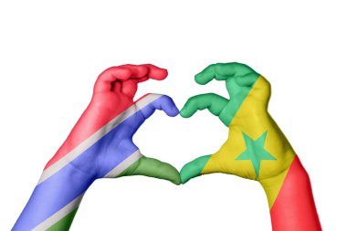 Gambiya Senegal Kalbi, El hareketi kalp yapma, Kırpma Yolu