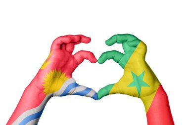 Kiribati Senegal Kalbi, El hareketi kalp yapma, Kırpma Yolu