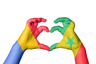 Romanya Senegal Kalbi, El hareketi, kalp yapma, Kırpma Yolu